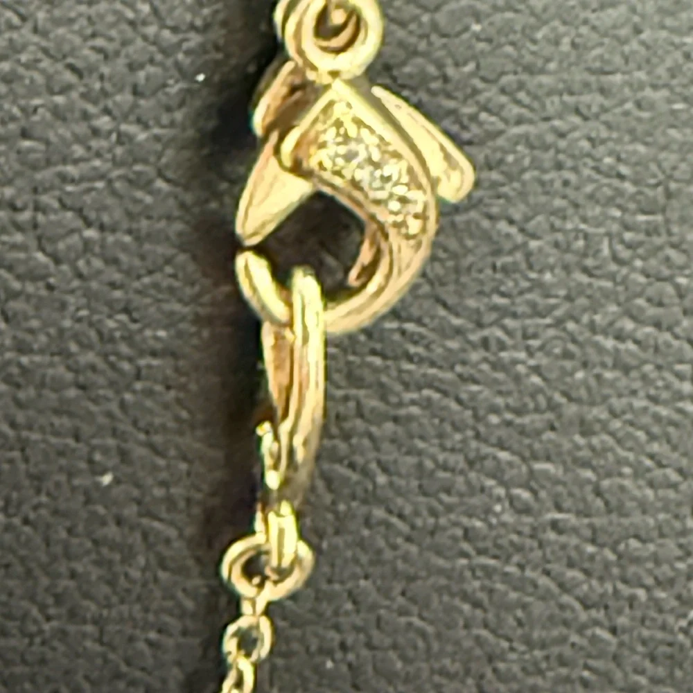 (27)NADRI CZ Heart Necklace